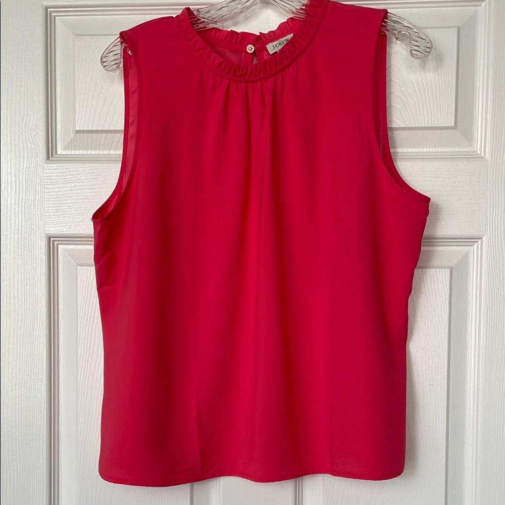 J Crew sleeveless blouse